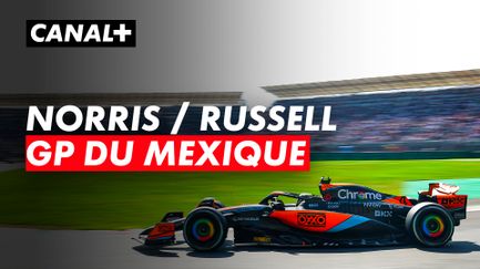 Le dépassement de Lando Norris sur George Russell