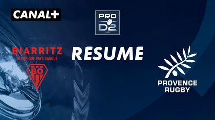 Le résumé de Biarritz / Provence Rugby - PRO D2 - 11ème journée