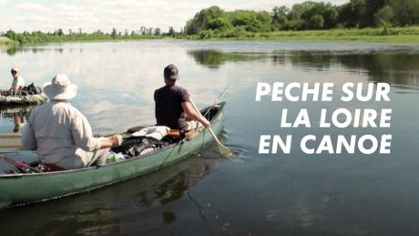 Pêche sur la Loire en canoë