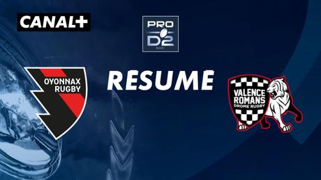 Le résumé de Oyonnax / Valence