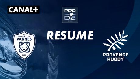 Le résumé de Vannes / Provence Rugby