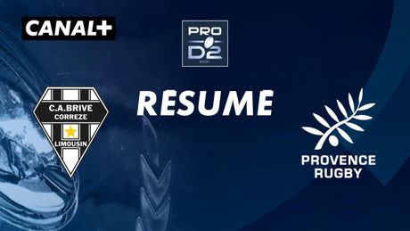 Le résumé de Brive / Provence Rugby