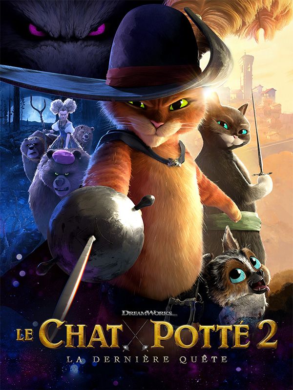 Affiche du film Le Chat potté 2 : la dernière quête