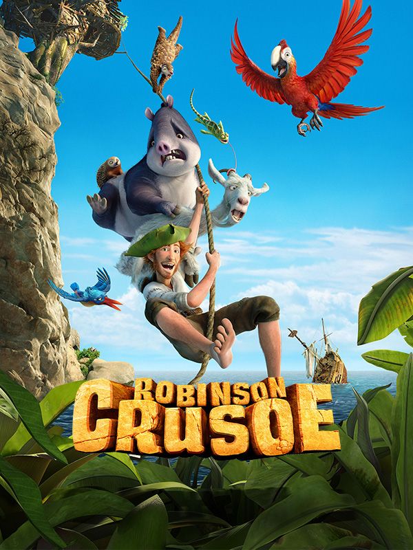 Affiche du film Robinson Crusoé