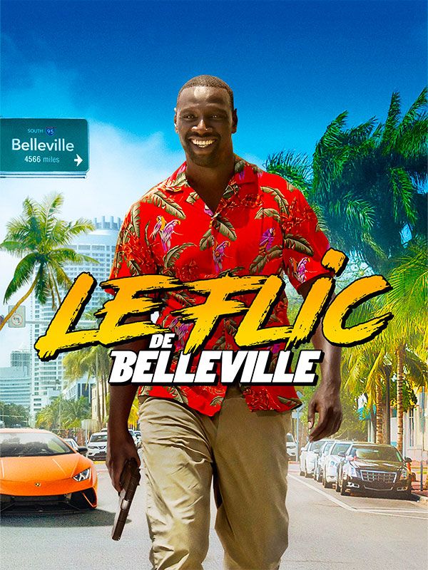 Affiche du film Le flic de Belleville