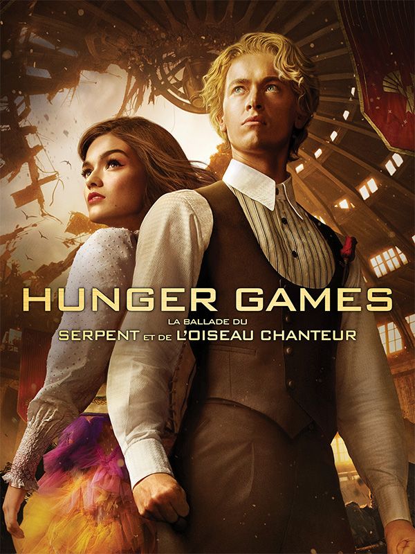 Affiche du film Hunger Games : la ballade du serpent et de l'oiseau chanteur