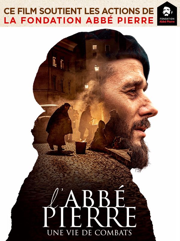 Affiche du film L'abbé Pierre, une vie de combats