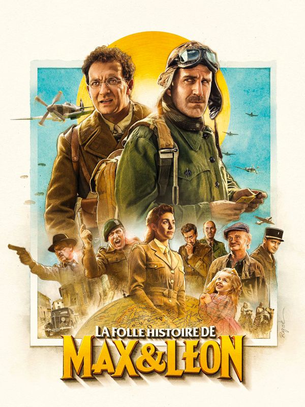 Affiche du film La folle histoire de Max et Léon