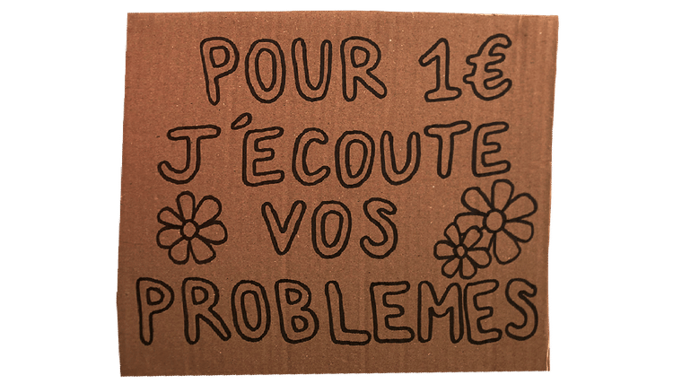 Pour 1 euro j'écoute vos problèmes