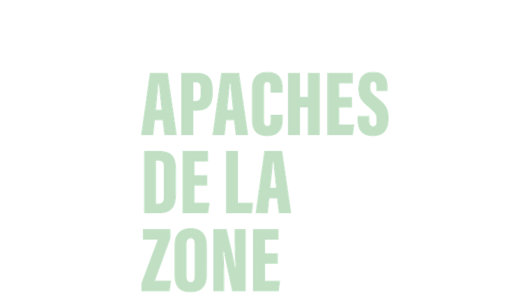 Apaches de la zone