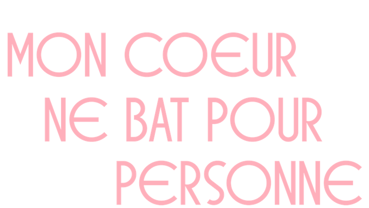 Mon coeur ne bat pour personne