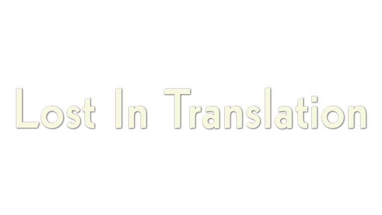 Lost in Translation